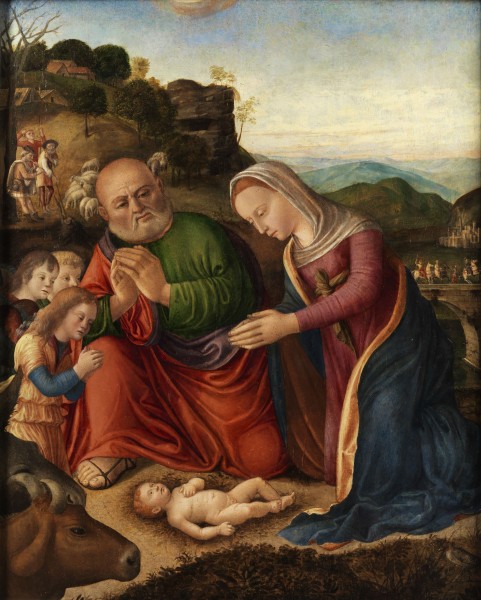 Giovanni Bellini (workshop) Adoration of the Child