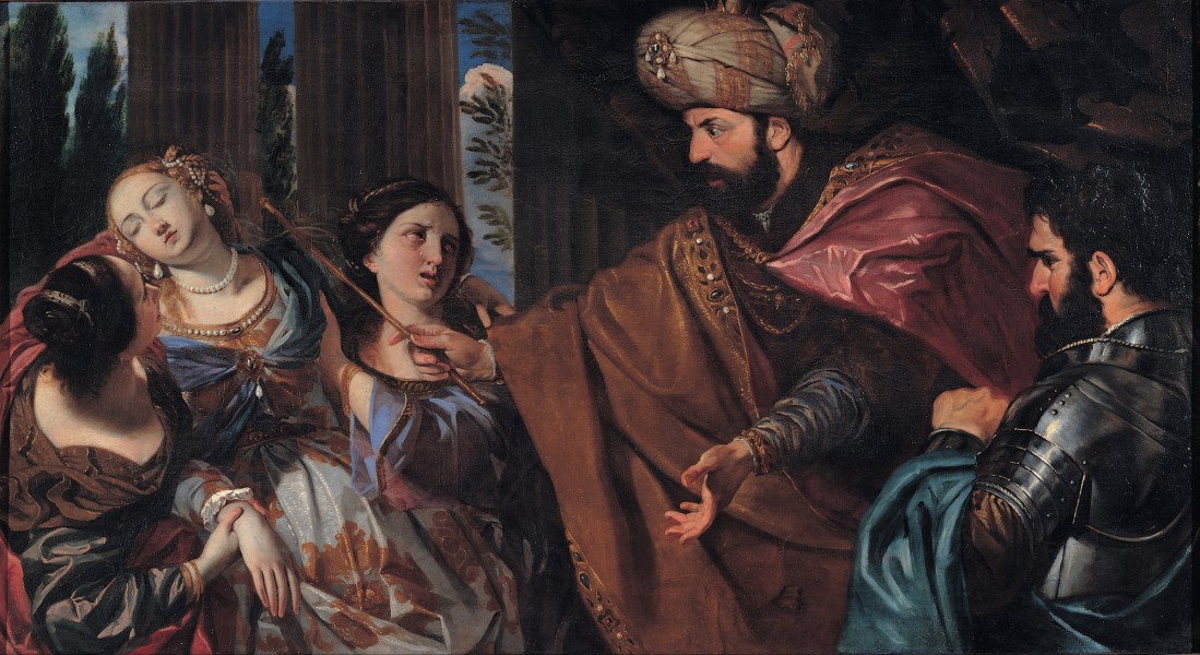 Giovanni Bonati - Esther before Ahasuerus - Google Art Project