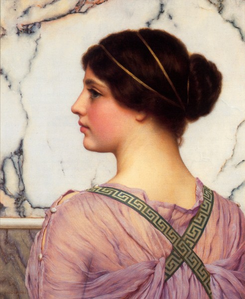 Godward-A Grecian Lovely-1909