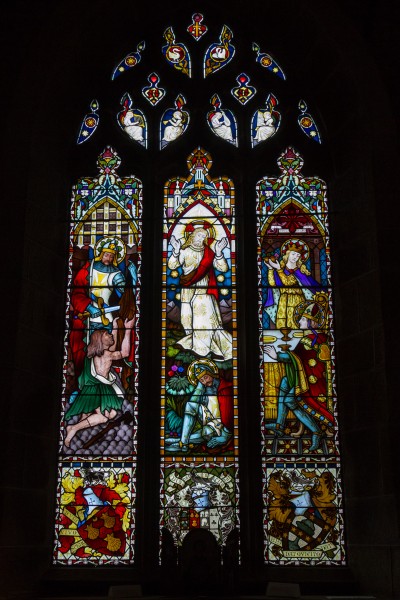 Grouville Church stained glass window 03