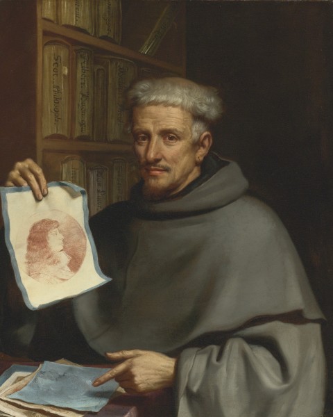 GUERCINO CENTO 1591 - 1666 BOLOGNA PORTRAIT OF FRA BONAVENTURA BISI