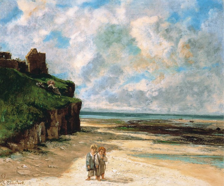 Gustave Courbet - La plage de Saint-Aubin-sur-Mer