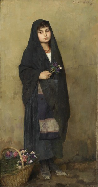 Gustave Courtois Das Blumenmädchen 1886