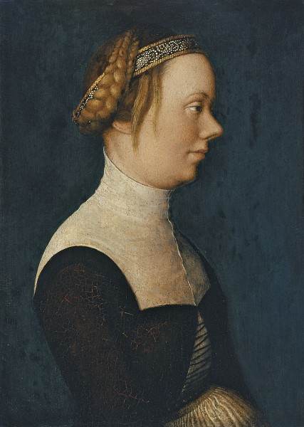 Hans Holbein d. Ä. - Porträt einer Frau