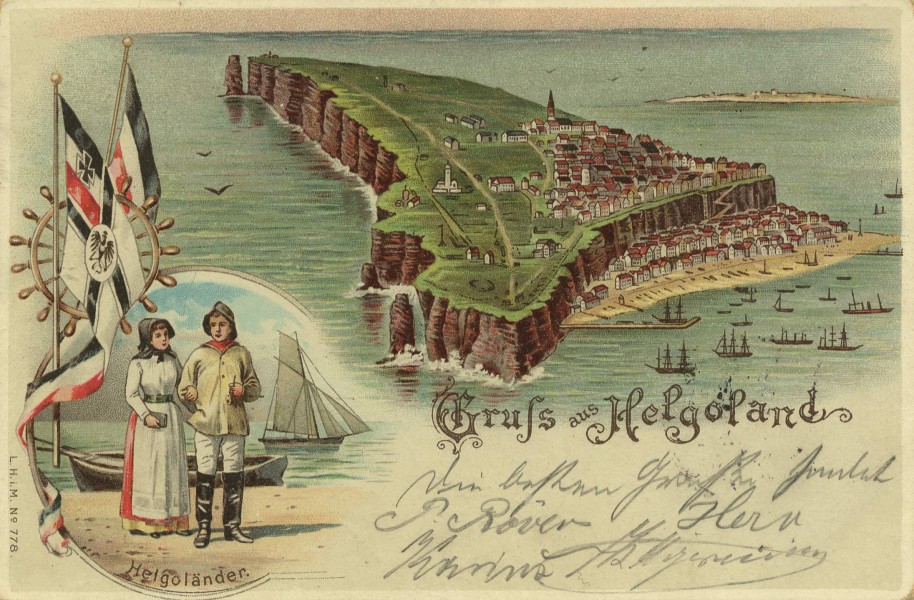 Helgoland Postkarte 001