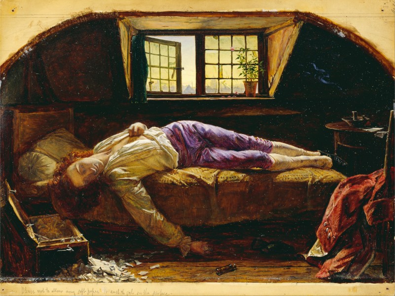 Henry Wallis - The Death of Chatterton - Google Art Project