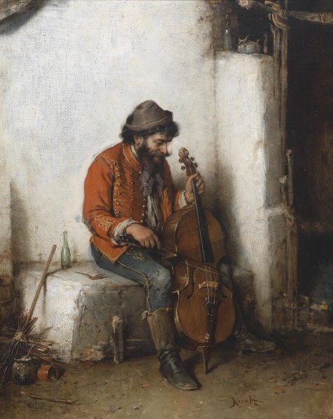 Hermann Kern Musicirender Zigeuner
