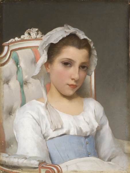 Hugo Salmson - Portrait of a young girl