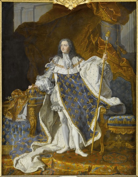Hyacinthe Rigaud (d'après) Louis XV