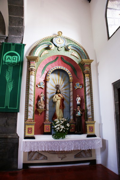 Igreja de Nossa Senhora da Boa Nova, altar lateral 2, Bandeiras, Concelho da Madalena do Pico, ilha do Pico, Açores, Portugal