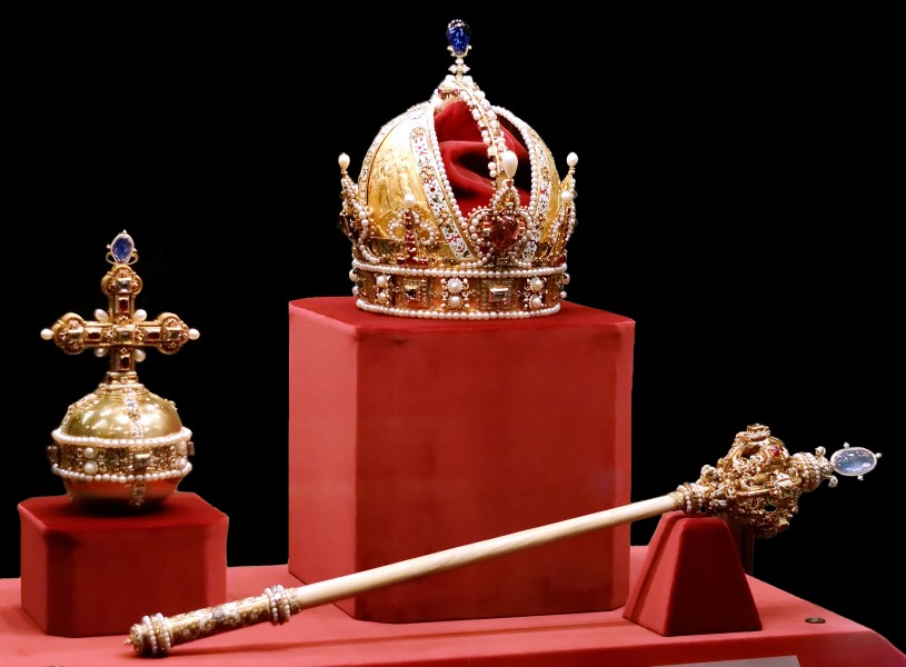 Imperial Crown of Austria Globus cruciger Sceptre