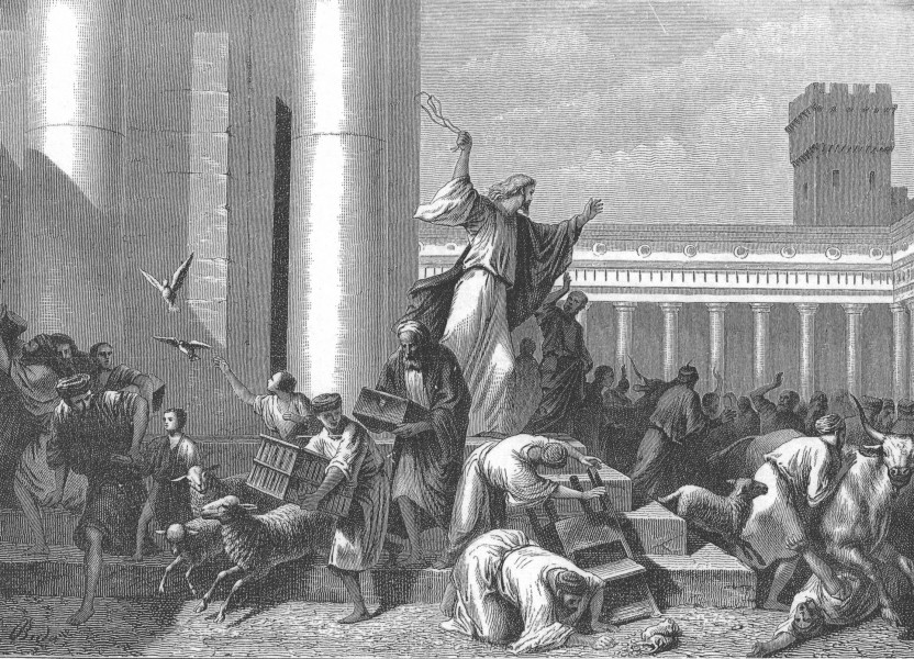 Incidente Templo - Jesus expulsa a los mercaderes del Templo