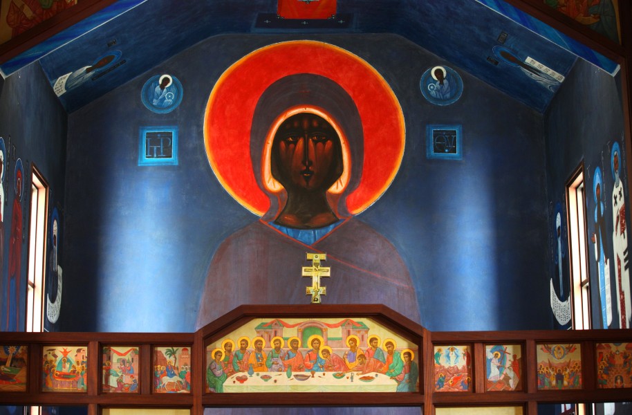 inside the Ukrainian Greek-Catholic church in Lourdes, France, August 2013, picture 5