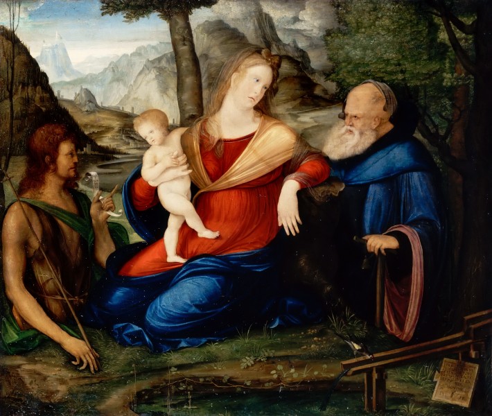 Jacopo de' Barbari - La Vierge à la fontaine (Louvre)