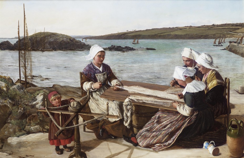 James Clarke Hook - Breton fishermen's wives