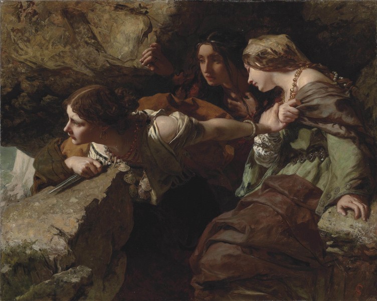 James Sant - Courage, Anxiety and Despair - Watching the Battle