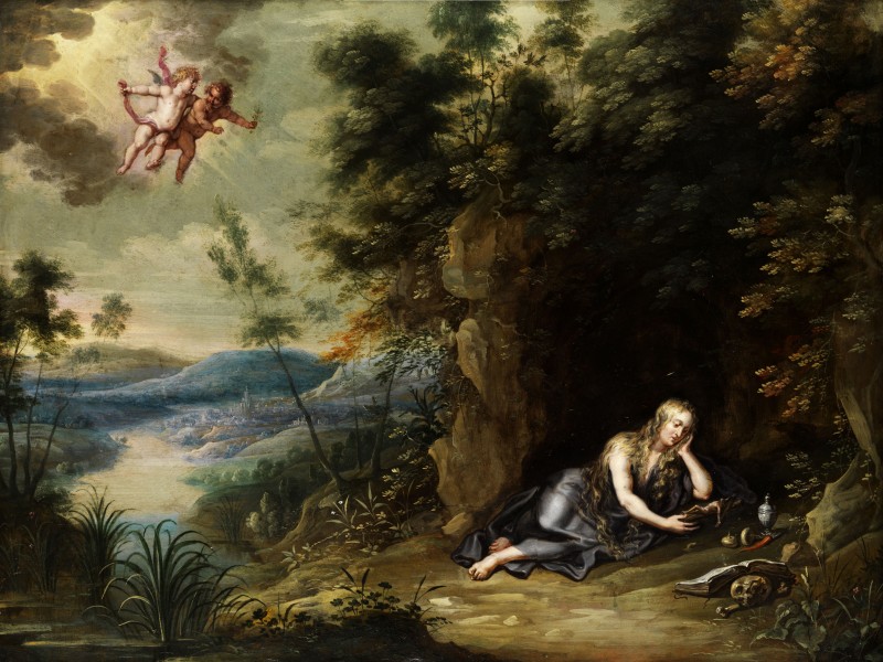 Jan van Balen (attr) Mary Magdalene as a hermit