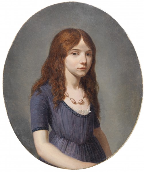 Jean François Duval - Portrait d'une jeune fille