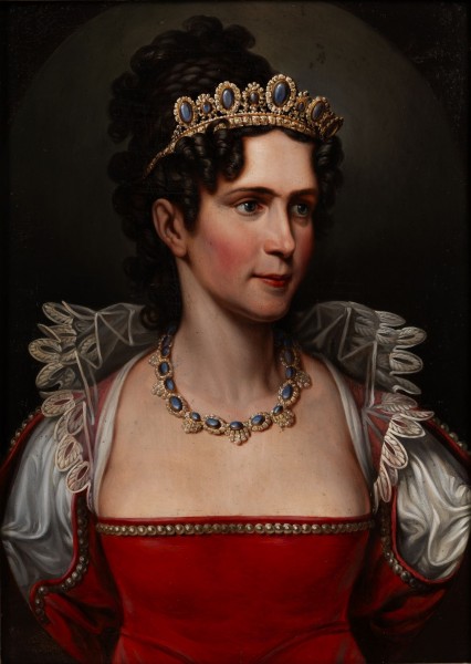 Johann Christian von Mannlich (Umkreis) - Bildnis der Prinzessin Karoline Friederike Wilhelmine von Baden (ca.1817)