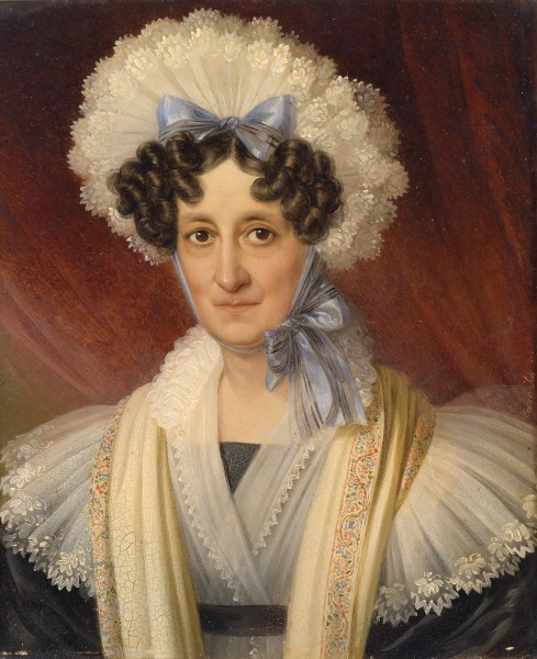 Johann Nepomuk Ender Dame mit Spitzenhaube 1833