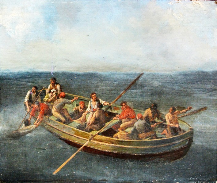Johannes Hermanus Koekkoek (1778-1851), Die Schiffbrüchigen 1835, D2066