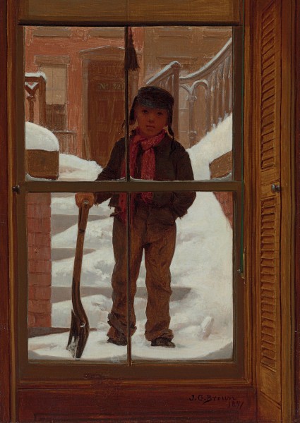 John George Brown - Can I Shovel Off the Snow?