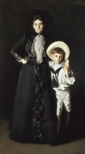 John Singer Sargent - Portrait of Mrs. Edward L. Davis and Her Son, Livingston Davis - Google Art Project