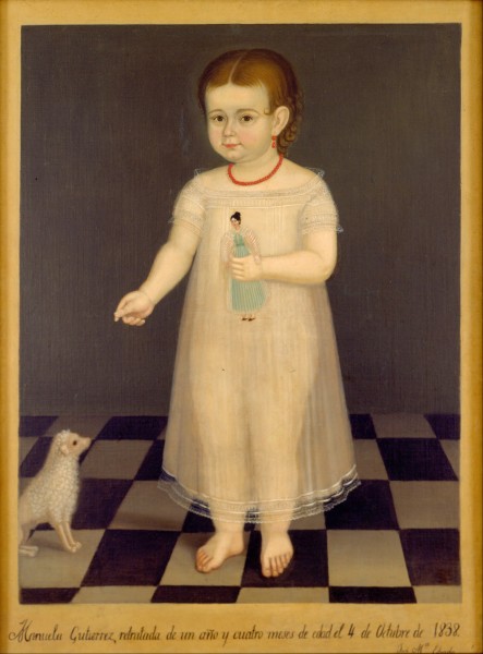José María Estrada - Portrait of Manuela Gutiérrez - Google Art Project