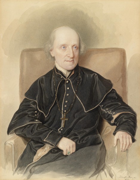 Josef Kriehuber Portrait Vinzenz Eduard Milde 1835