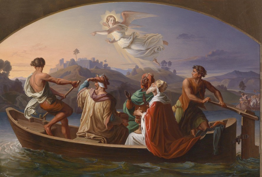 Joseph Binder Die Heiligen Drei Könige am Weg nach Bethlehem 1846