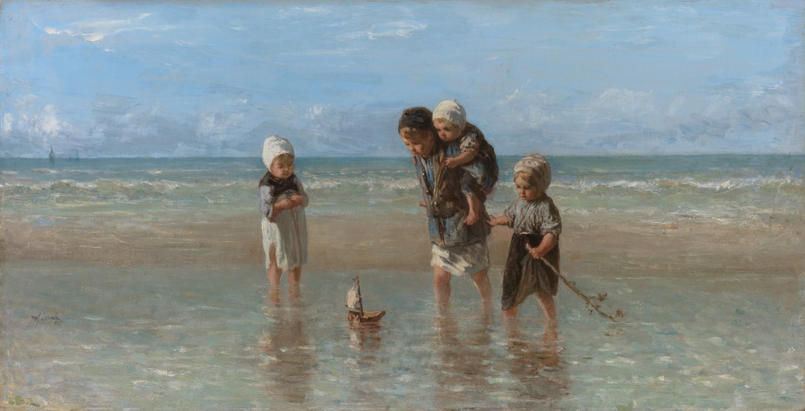 Jozef Israëls - Kinderen der zee 1872