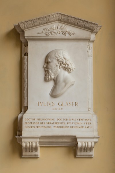 Julius Glaser (Nr. 52) Basrelief in the Arkadenhof, University of Vienna-1343