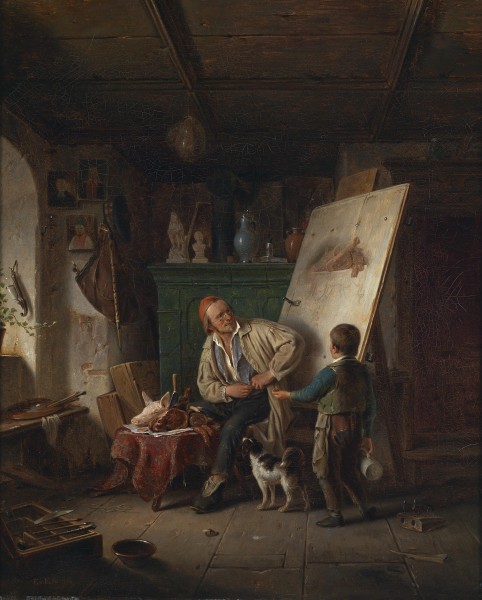 Karl von Enhuber Im Atelier 1848