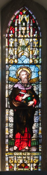 Kildare White Abbey South Transept Window Saint Matthew 2013 09 04