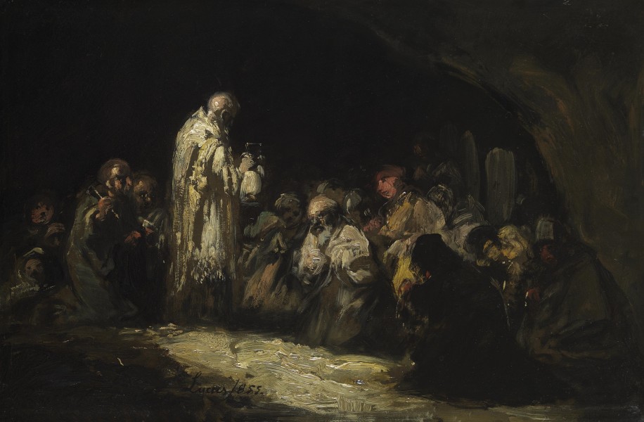 La Comunión (Eugenio Lucas Velázquez)