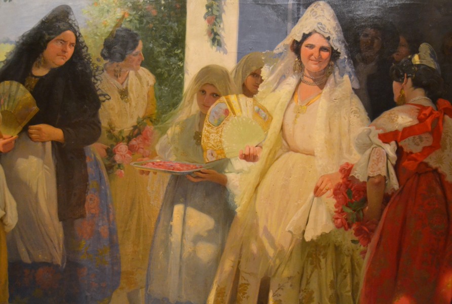 La Núvia (detall), Antoni Fillol Granell, Museu de la Ciutat de València