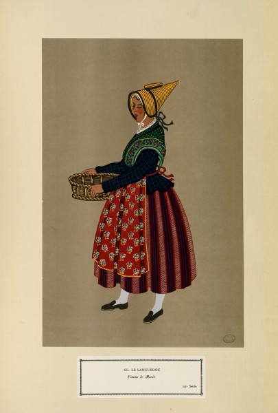 Le Languedoc - Femme de Mende - XIXe siècle (n° 125) - Fonds Ancely - B315556101 A GARDILANNE 027
