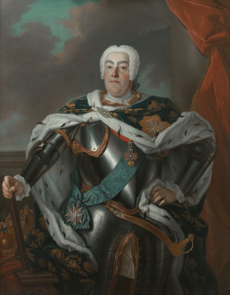 Louis de Silvestre - Portrait of Augustus III of Poland - Google Art Project