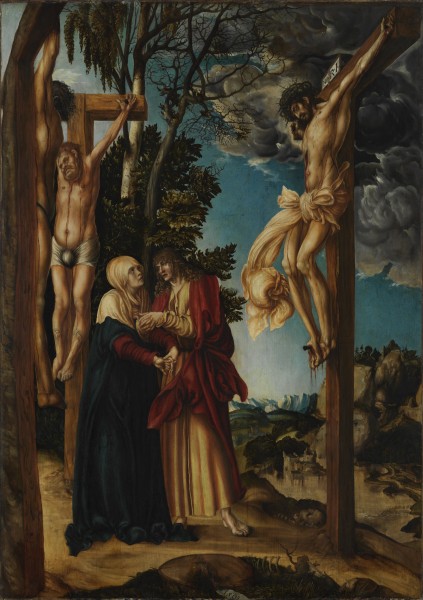 Lucas Cranach d.Ä. - Klage unter dem Kreuz (Alte Pinakothek)