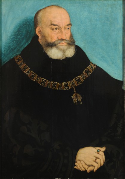Lucas Cranach d.Ä. - Bildnis Georgs des Bärtigen, Herzog von Sachsen (Museum der bildenden Künste)