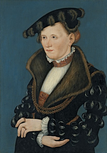 Lucas Cranach d.J. - Porträt einer Frau