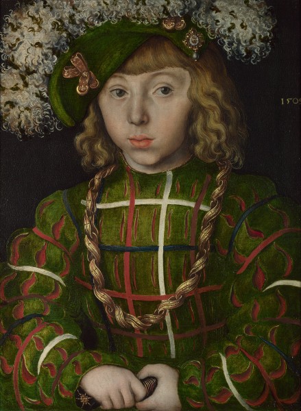Lucas Cranach the Elder - Portrait of Johann Friedrich the Magnanimous - Google Art Project