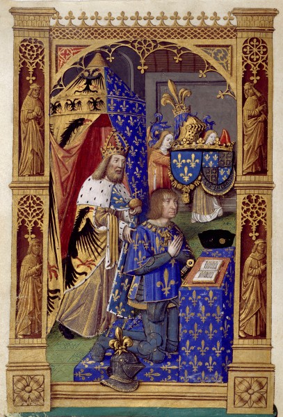 Luis XII de Francia y Carlomagno