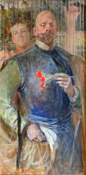 Lwowska Galeria Sztuki - Jacek Malczewski - Self-Portrait with Muse