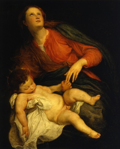 Madonna and Child, Anthony van Dyck, Galleria Nazionale di Parma