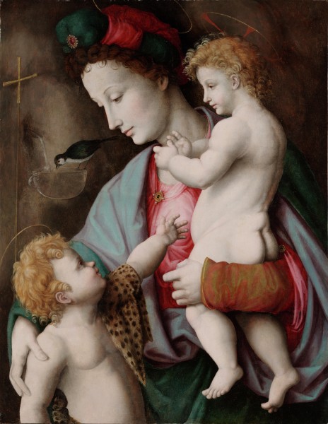 Madonna and Child with St John - Bacchiacca (1525) - After restoration