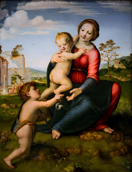 Madonna with child and Saint John (Franciabigio )