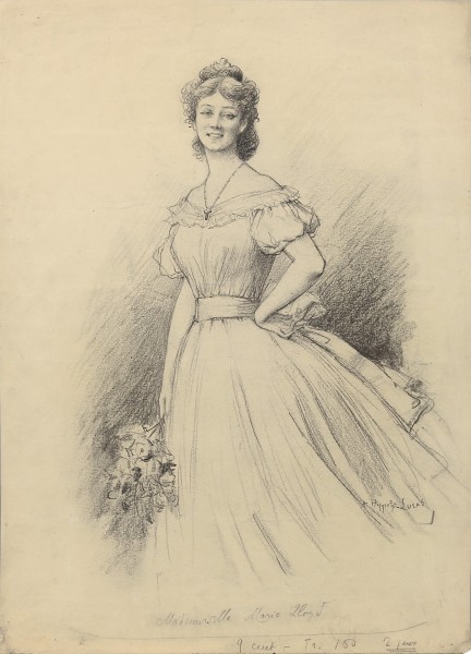 Marie-Félix Hippolyte-Lucas - Portrait de Marie Lloyd