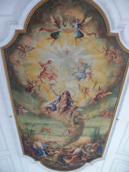 Meersburg Pfarrkirche Deckengemälde