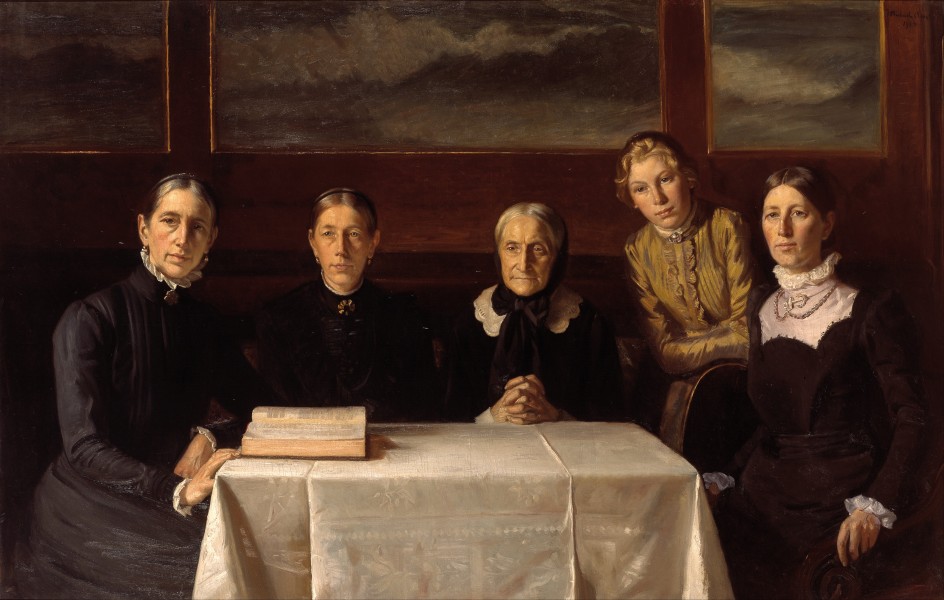 Michael Ancher - Christmas Day 1900 - Google Art Project